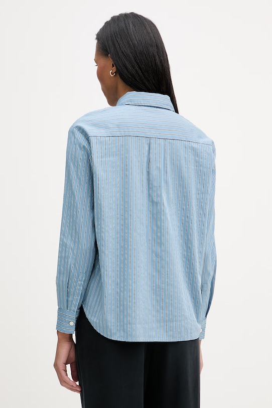 Odzież Marc O'Polo koszula damska z bawełną 5000009585 niebieski