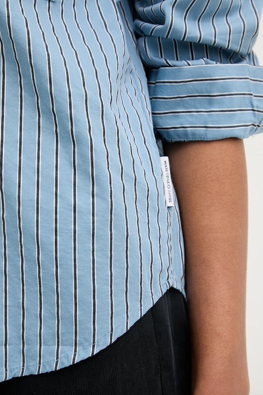 Marc O'Polo koszula damska z bawełną 5000009585 niebieski