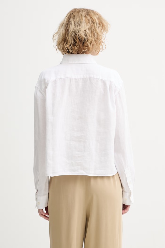 Oblečenie Marc O'Polo košeľa safari dámska ľanová 5000013072 biela