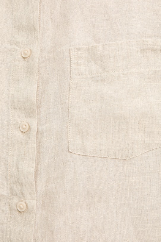 Marc O'Polo koszula safari damska lniana 5000013072 beżowy