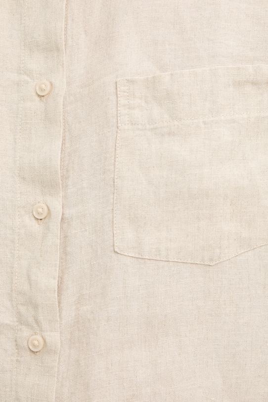 Marc O'Polo koszula safari damska lniana 5000013072 beżowy