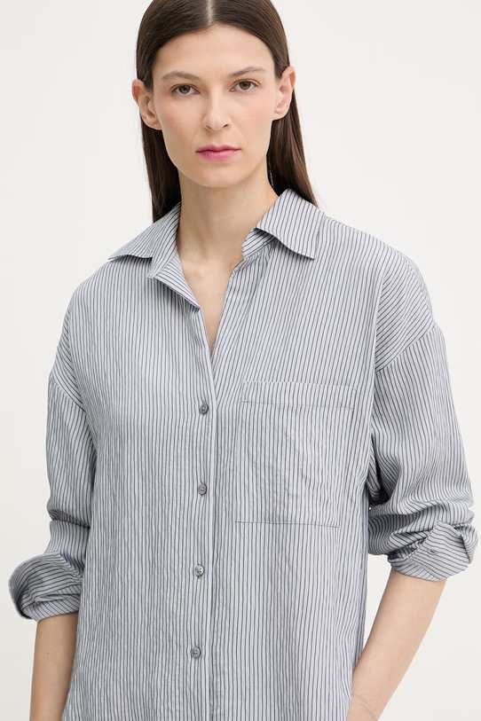 Marc O'Polo koszula damska z wiskozy niebieski 5000013085