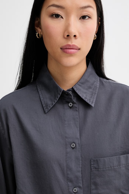 Marc O'Polo košile dámská bavlněná šedá 5000013387