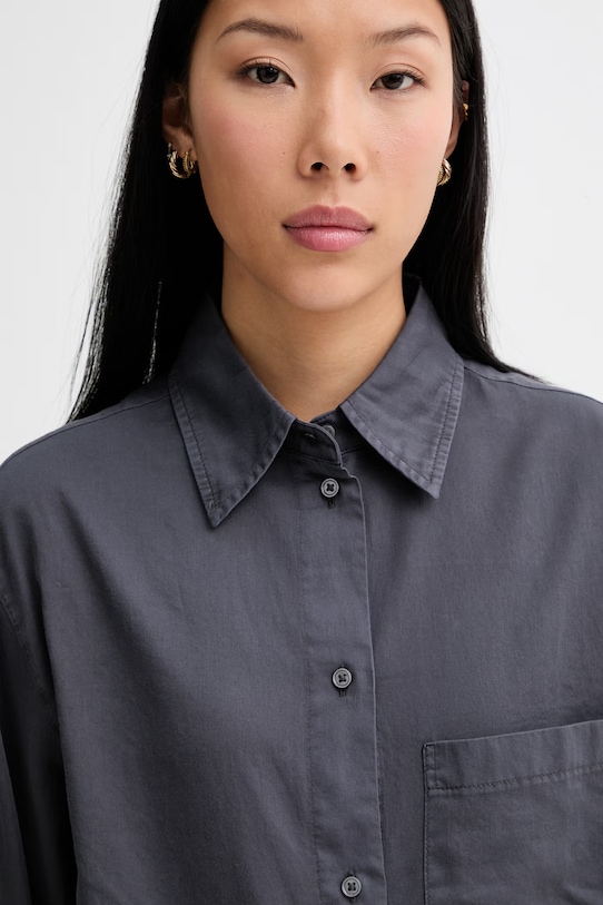 Marc O'Polo košile dámská bavlněná šedá 5000013387