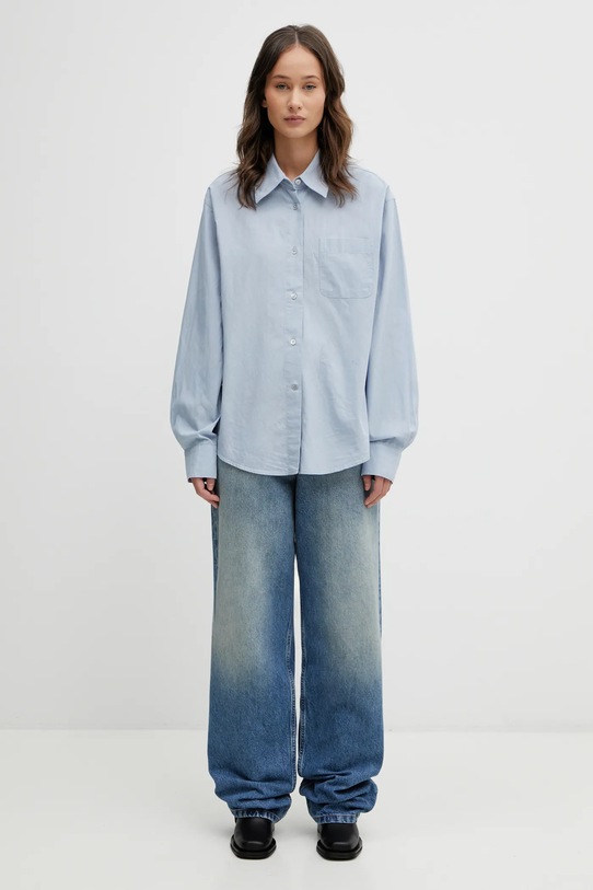 Our Legacy koszula Forever W2262PB niebieski