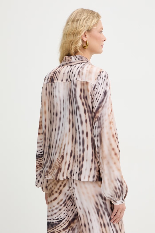 Oblečenie Guess Košeľa dámska s viskózou DALIA W6GH22.W1789 béžová