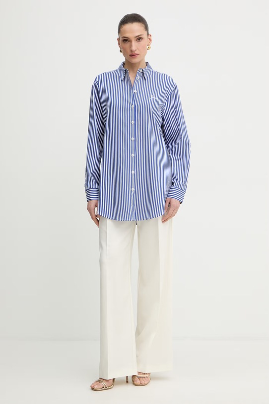 Guess koszula damska bawełniana TECLA W6GH39.W1849 niebieski SS26