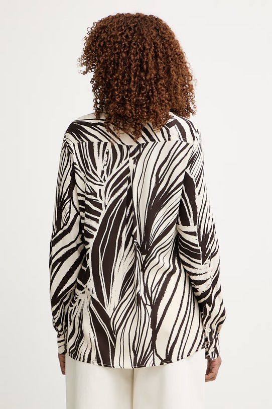 Дрехи Guess риза дамска от вискоза BASTIENNE W6GH52.W1975 кафяв