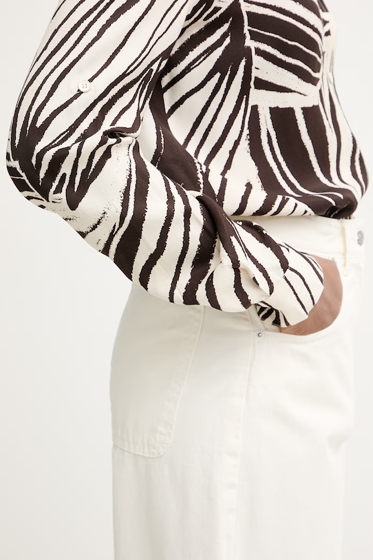 Guess košile dámská z viskózy BASTIENNE hnědá W6GH52.W1975