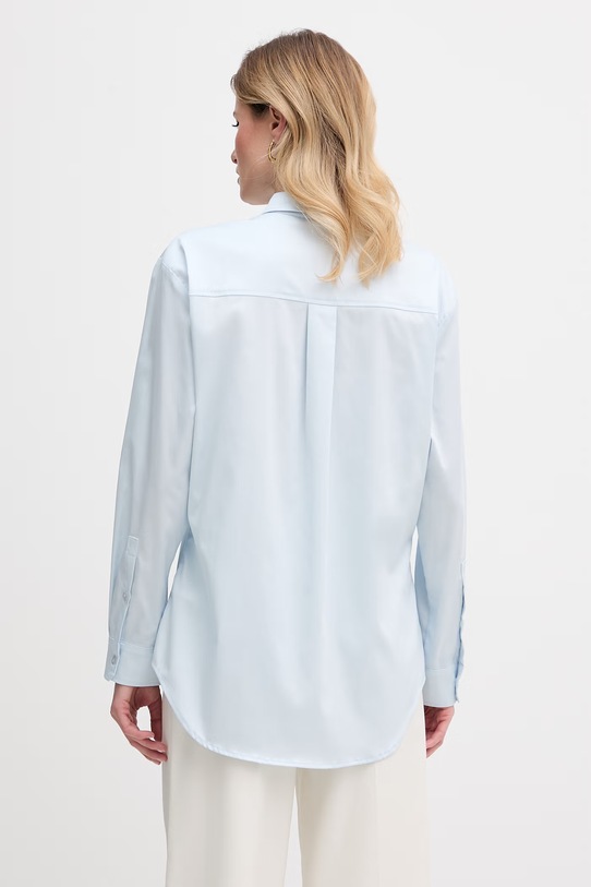 Odzież Guess koszula damska bawełniana W6GH54.W1979 niebieski