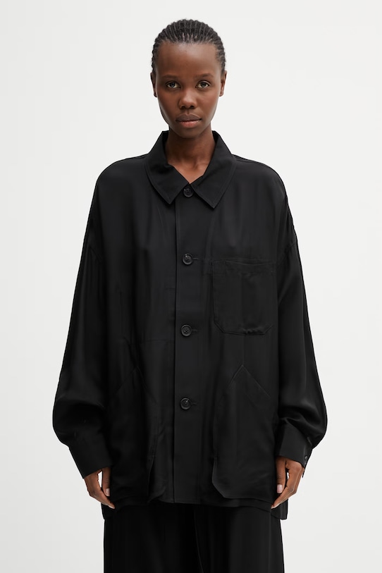 Y-3 CHORE JKT/SHRT koszula wiskozowa damska czarny KH2595