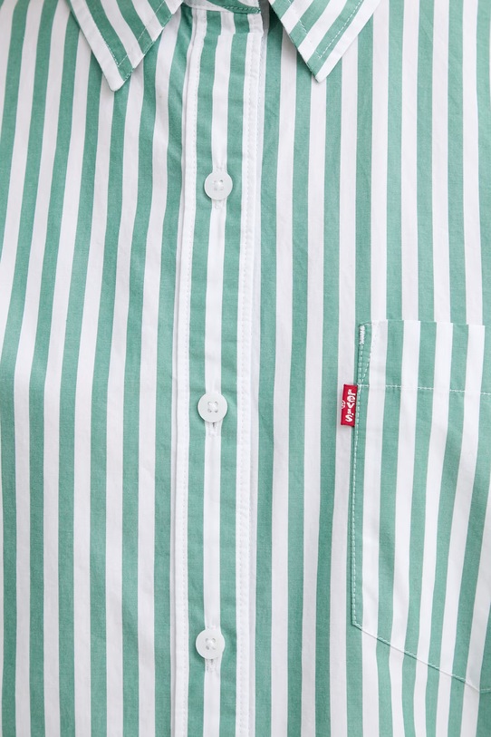 Levi's koszula bawełniana HARLIE BOYFRIEND 001HM.0015 zielony