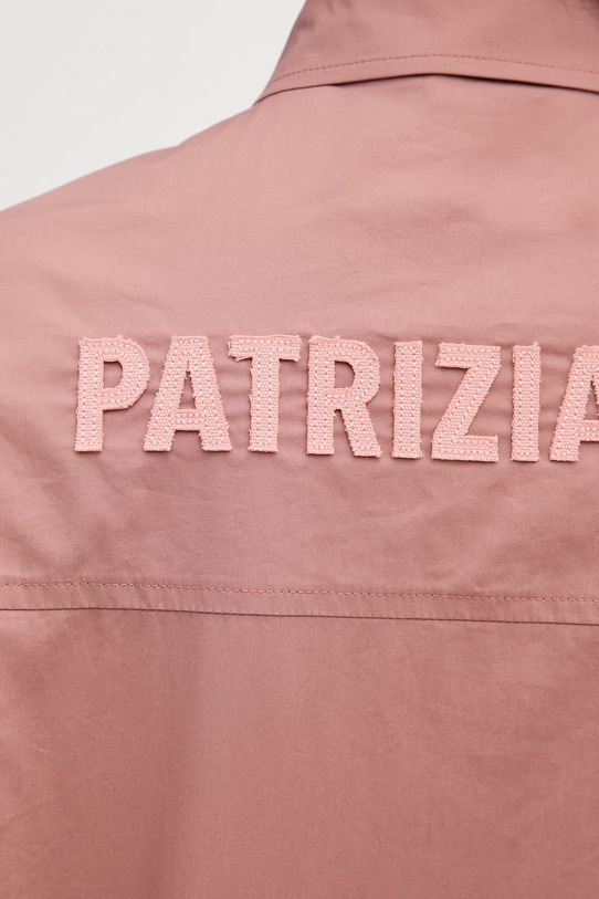 Patrizia Pepe koszula męska bawełniana 2C1658.A9B9 brązowy