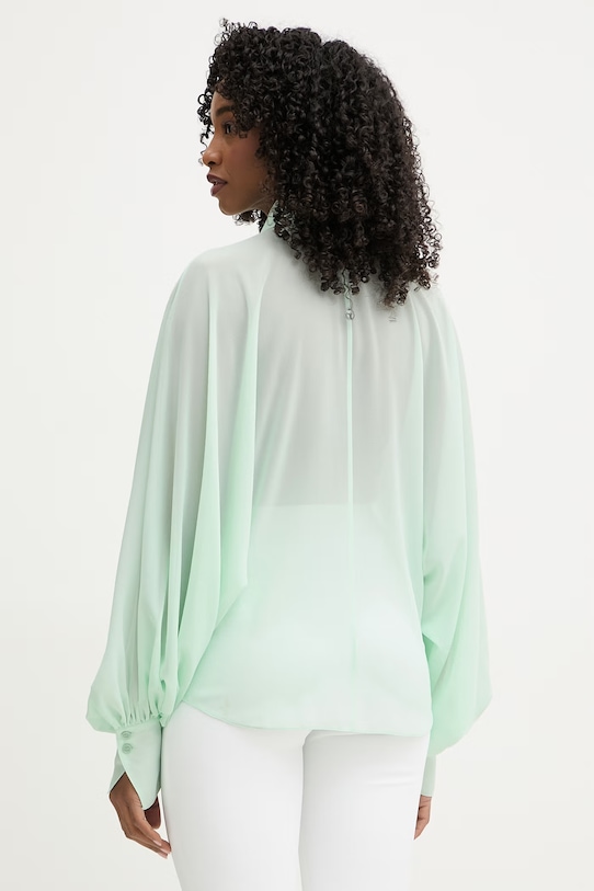 Odzież Patrizia Pepe koszula damska 2C1679.AD08 zielony