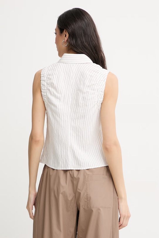 Îmbrăcăminte Patrizia Pepe cămașă pentru femei, cu vâscoză 2C1709.A766 alb