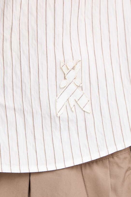 Patrizia Pepe cămașă pentru femei, cu vâscoză 2C1709.A766 alb