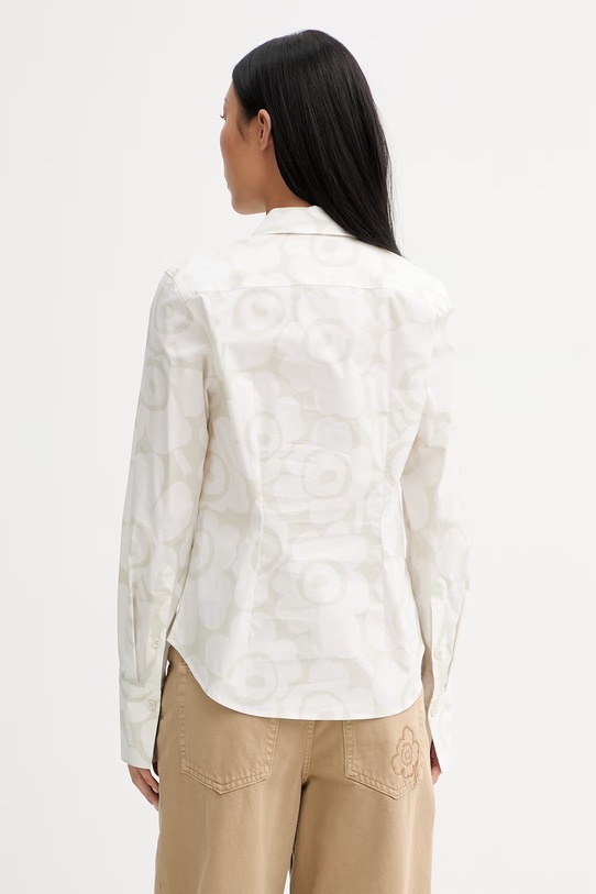 Îmbrăcăminte Marimekko cămașă pentru femei, din bumbac 095164 bej