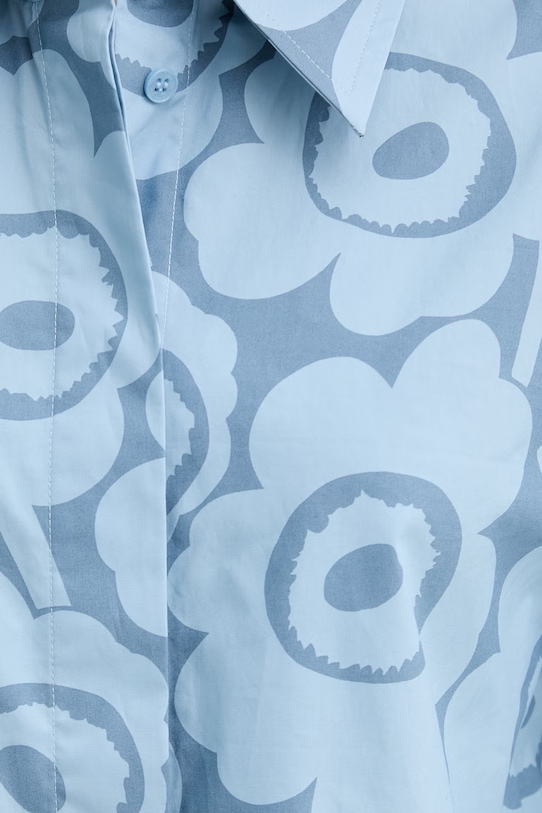 Marimekko cămașă pentru femei, din bumbac 095171 albastru