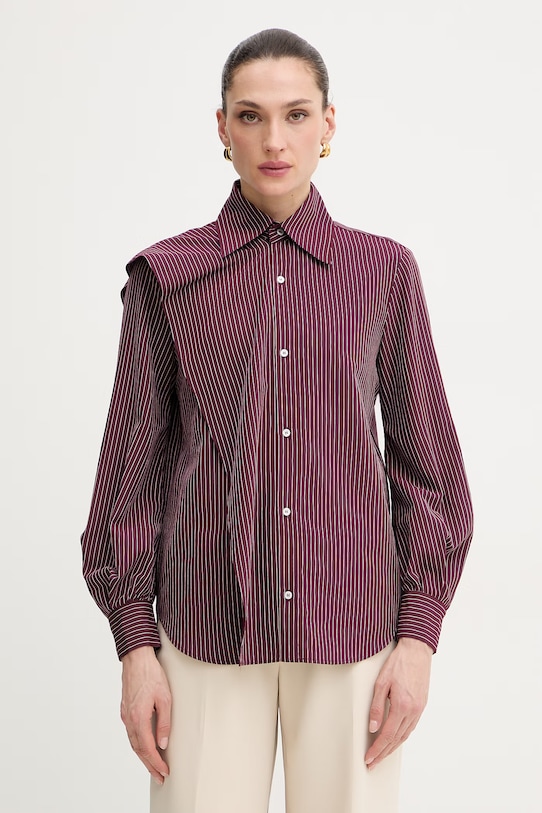 MAX&Co. koszula MCOTECA regular bordowy 2616111012200