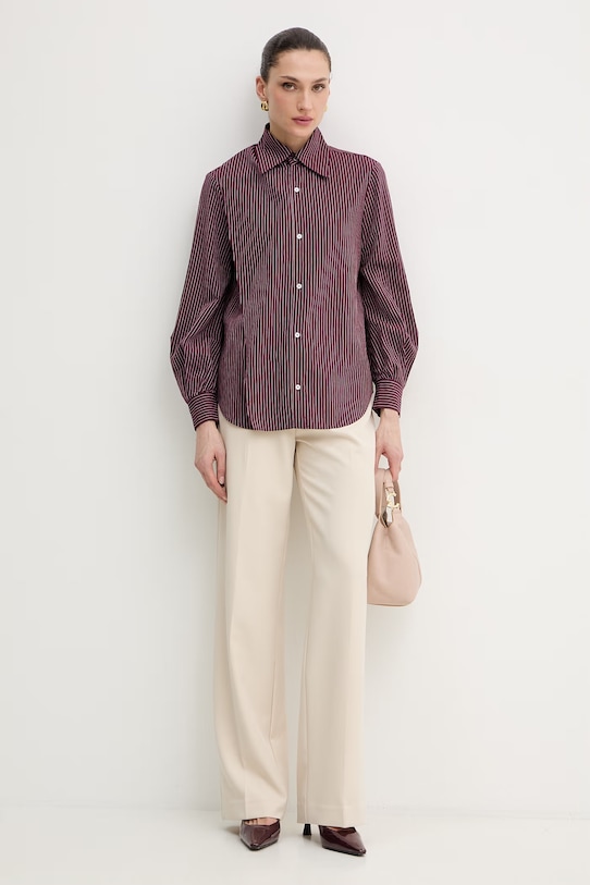 MAX&Co. koszula MCOTECA 2616111012200 bordowy SS26