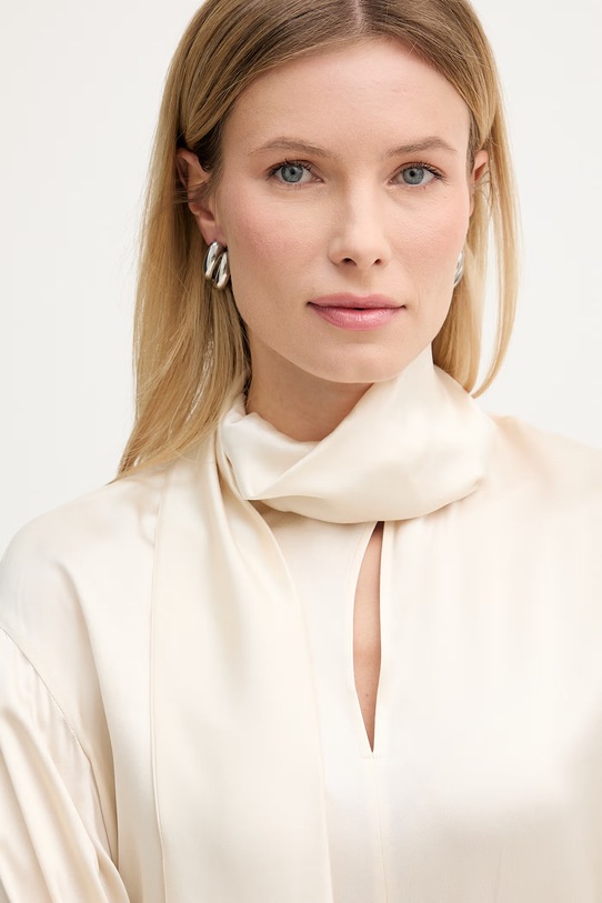 MAX&Co. bluzka jedwabna MCOPASCIA beżowy 2616111051200