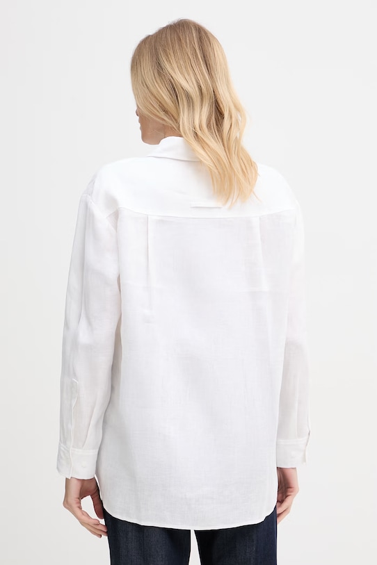 Oblečenie Max&Co. košeľa safari dámska ľanová MCOGATTONI 2616111015200 biela