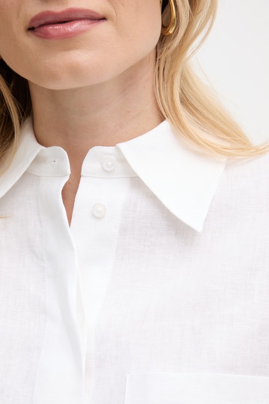 Max&Co. košeľa safari dámska ľanová MCOGATTONI 2616111015200 biela