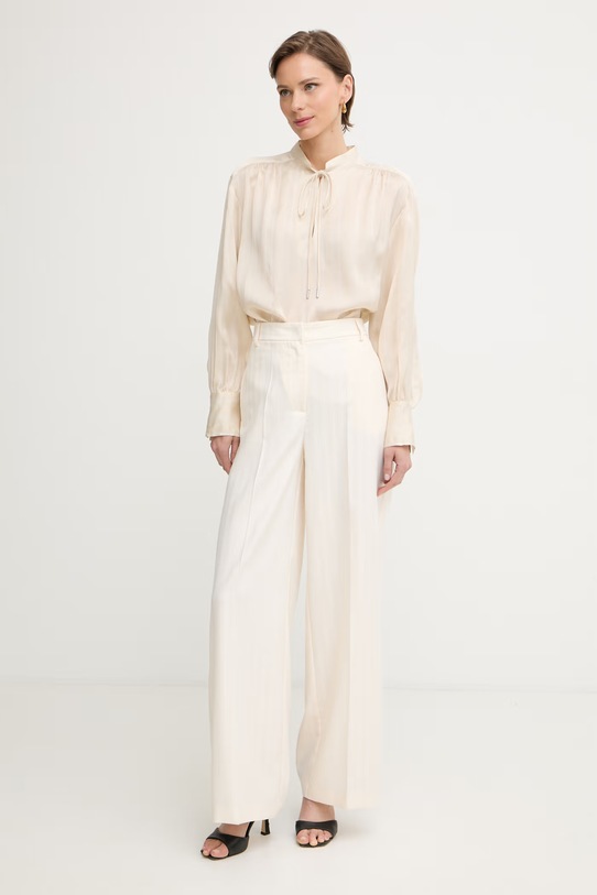 Max&Co. блузка жіноча з додаванням шовку MCOVALLO 2616111034200 бежевий SS26