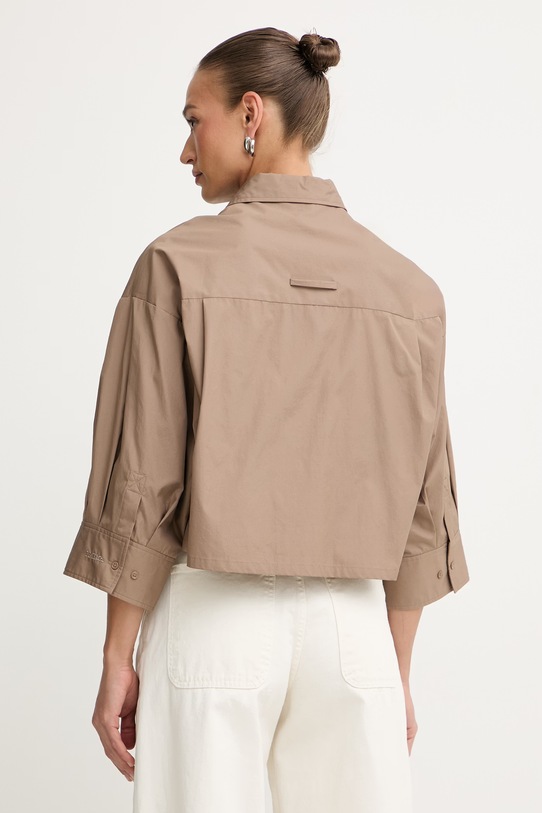 Oblečenie Max&Co. košeľa dámska bavlnená MCOVELOCE 2616111054200 hnedá