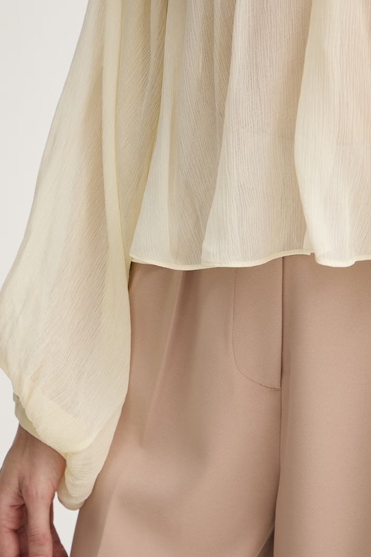 Max&Co. koszula damska z wiskozy MCOAFFETTO 2616111063200 beżowy