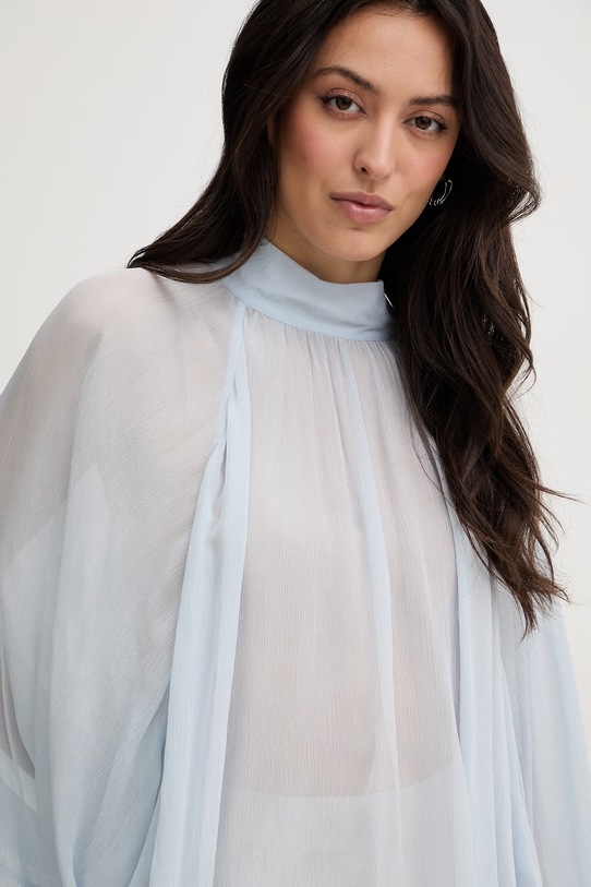 Max&Co. koszula damska z wiskozy MCOAFFETTO niebieski 2616111063200