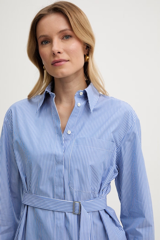 Max&Co. koszula damska bawełniana MCLEBBRO niebieski 2618111032200