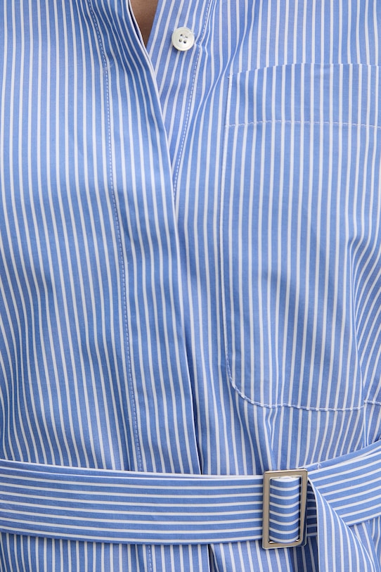 Max&Co. koszula damska bawełniana MCLEBBRO 2618111032200 niebieski