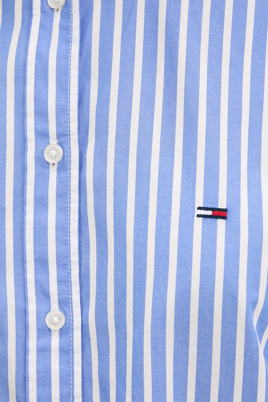 Tommy Jeans košile dámská bavlněná DW0DW22211 modrá