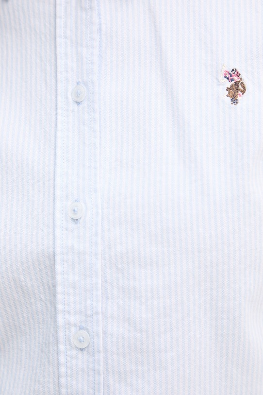 Košulja U.S. Polo Assn. STRIPE STRETCH CLASSIC FIT OXFORD WUP1416 plava