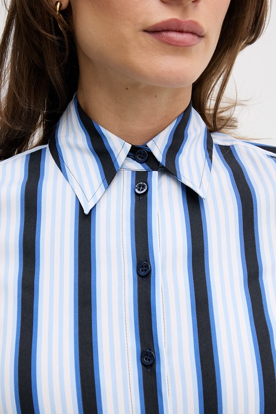 Marc Aurel koszula damska z bawełną 5328A11112 niebieski