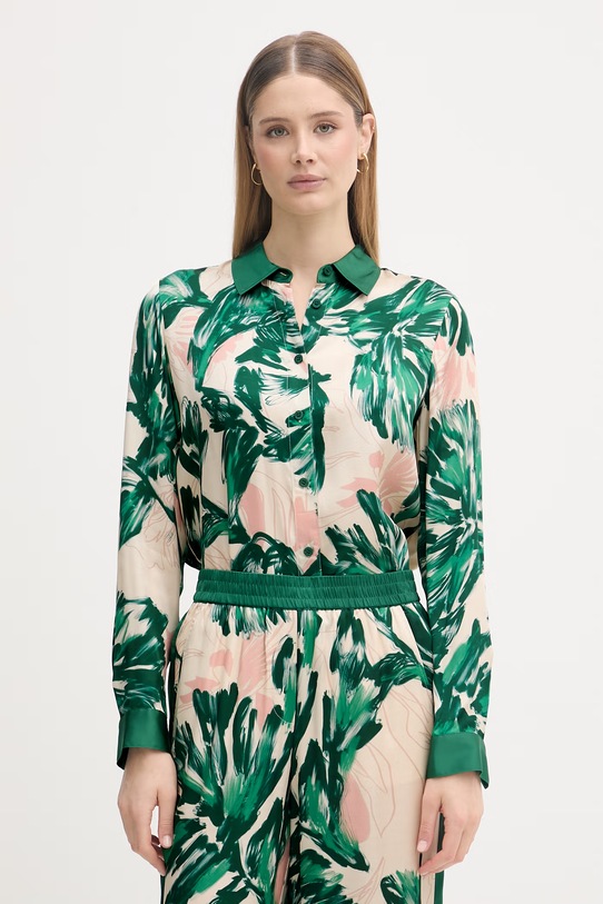 Marc Aurel koszula damska z wiskozy zielony 5325A11083