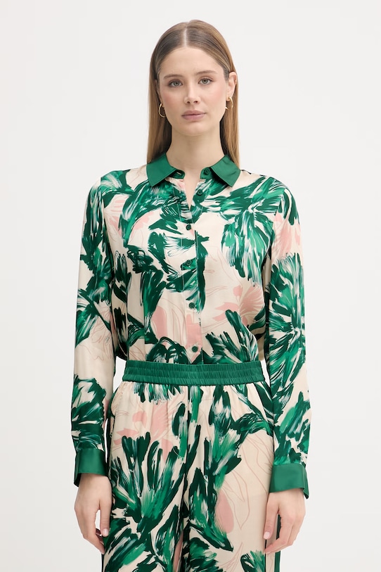 Marc Aurel koszula damska z wiskozy zielony 5325A11083