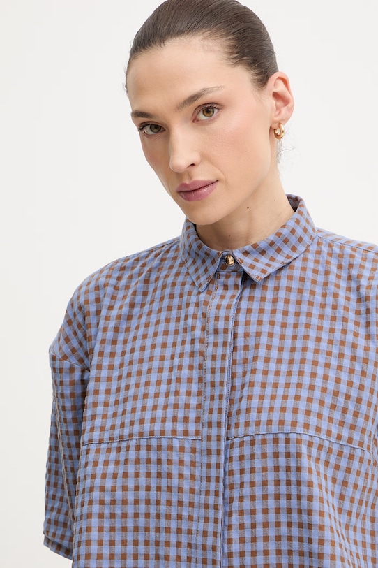 Sessun koszula damska niebieski 26210041