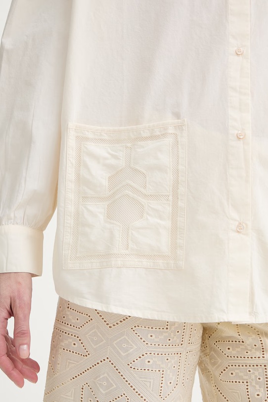 Sessun srajca ženska bombažna 26210034 bež