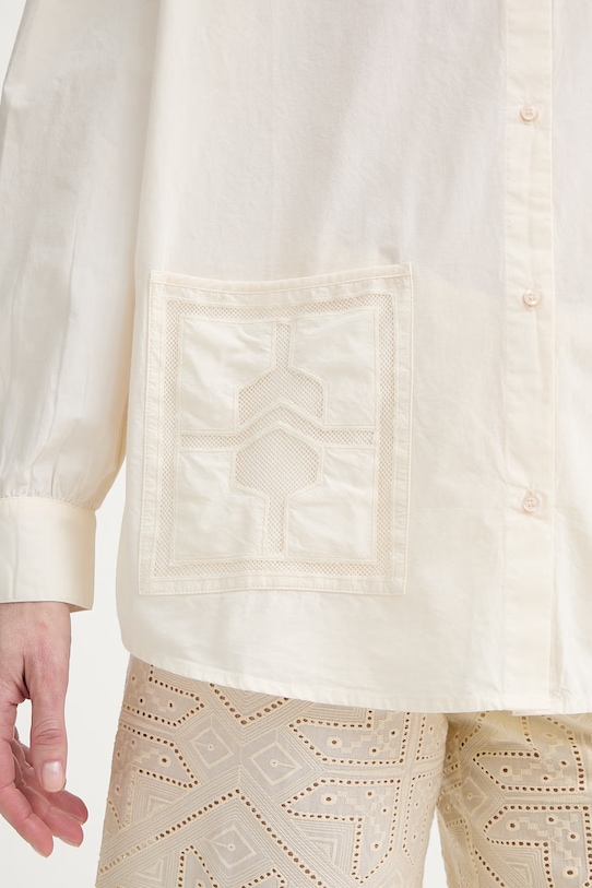 Sessun srajca ženska bombažna 26210034 bež