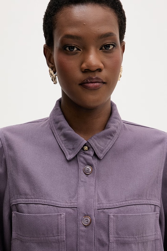 Sessun koszula damska fioletowy 26210018