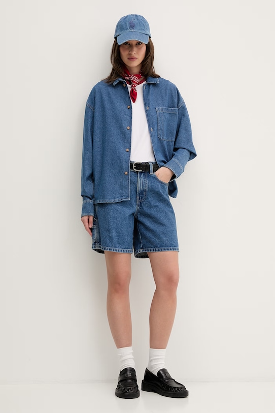 Dickies риза дамска от деним DK0A8826CLB1 син SS26