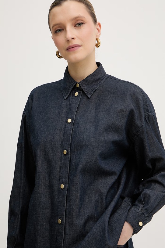 Armani Exchange dámska džínsová košeľa tmavomodrá XW002258.AF21337