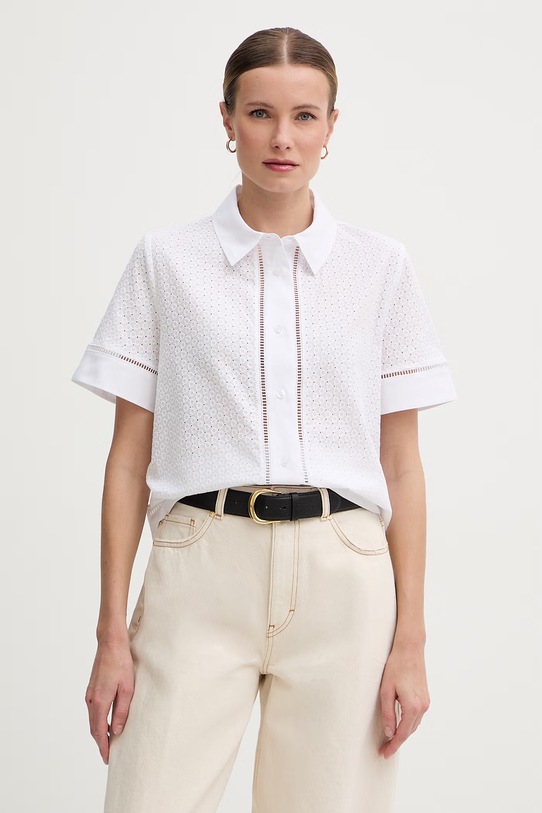 Joop! koszula damska bawełniana biały 30102359