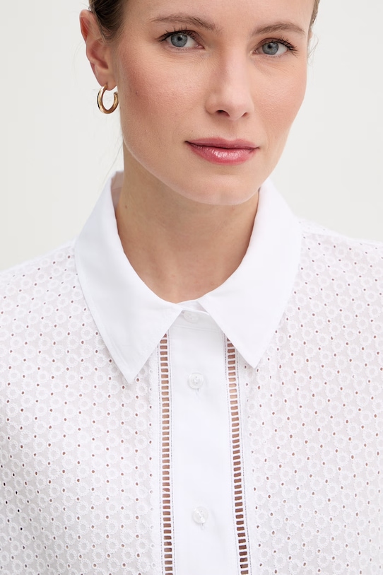 Joop! koszula damska bawełniana biały 30102359