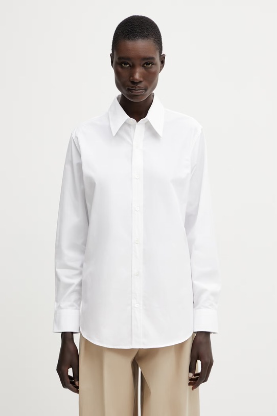 A.P.C. koszula bawełniana damska biały COHLE.F12650