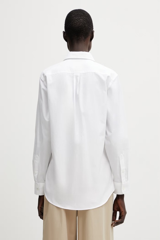 Odzież A.P.C. koszula bawełniana damska COHLE.F12650 biały