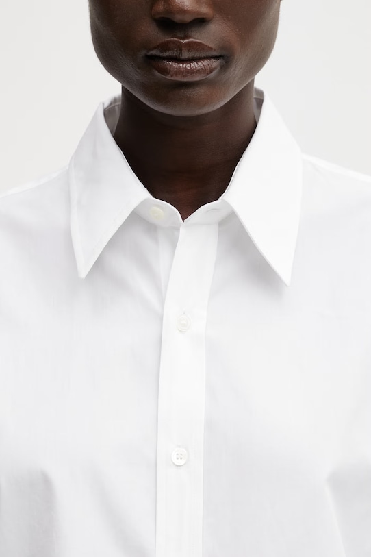 A.P.C. koszula bawełniana damska biały COHLE.F12650