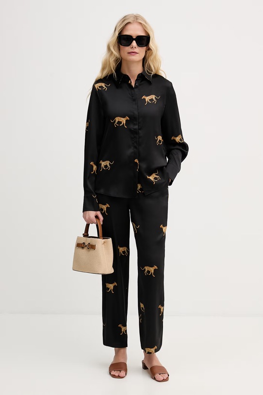 Lola Casademunt koszula damska LS2615051 czarny SS26